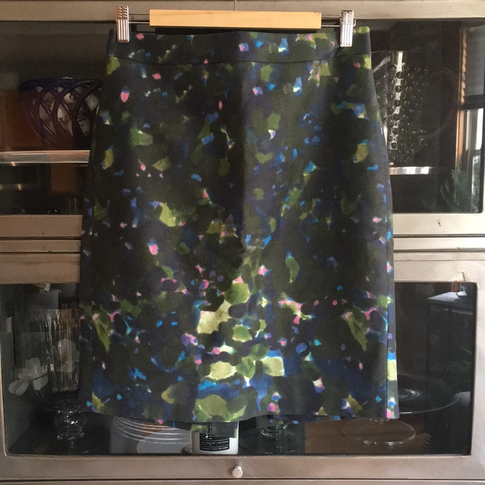 NWOT J.Crew Watercolor Floral No. 2 Pencil Skirt